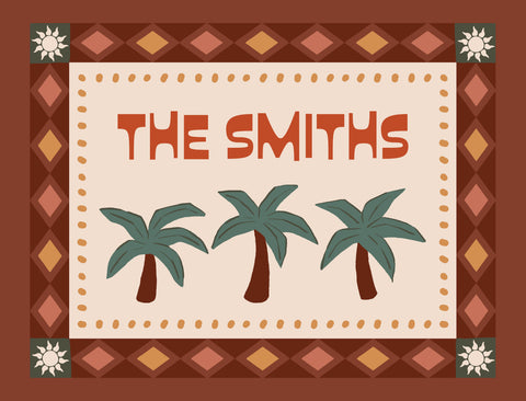 Boho Welcome Custom Yardsy Sign