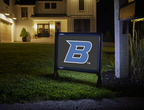 Boise State B Academic Mark Black Yardsy Sign
