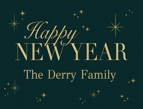 Happy New Year Custom Yardsy Sign