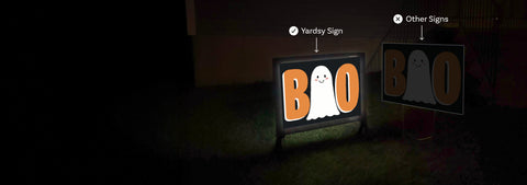 The Only Light Up Yard Sign