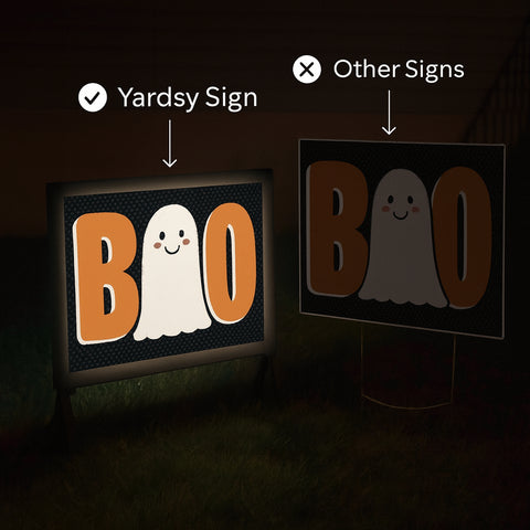 The Only Light Up Yard Sign