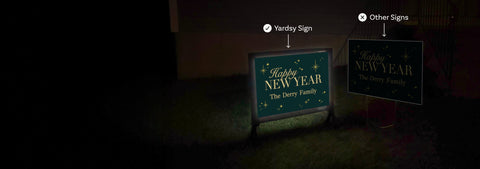 The Only Light Up Yard Sign