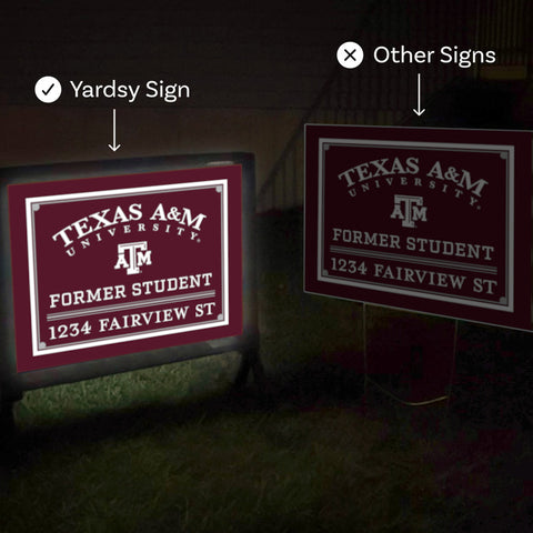 The Only Light Up Yard Sign