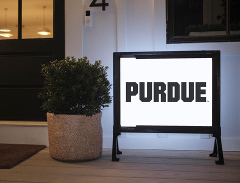 Purdue White Yardsy Sign