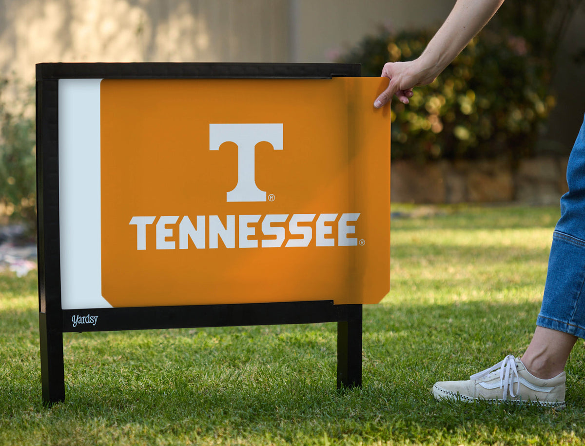 Tennessee Vols T Orange Yardsy Sign