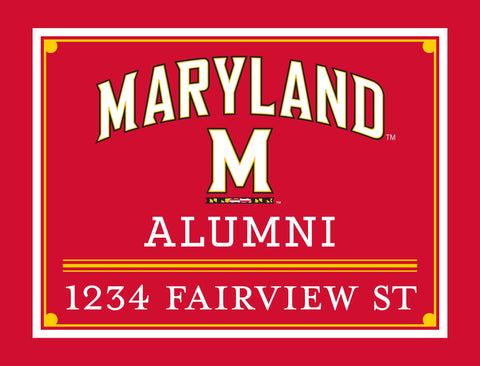 Alumni Maryland Custom Yardsy Sign
