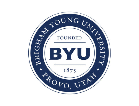 Brigham Young Institutional Mark White Yardsy Sign