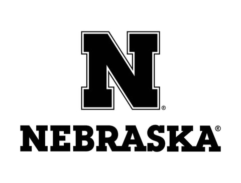 Nebraska N Black Mark White Yardsy Sign