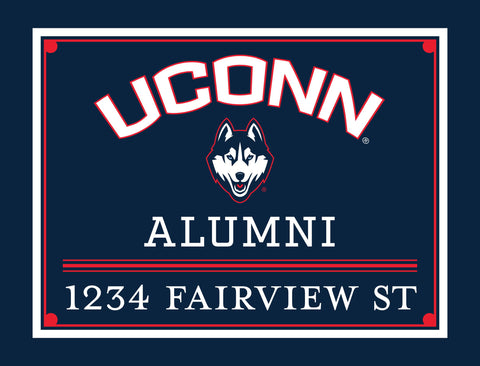 Alumni UCONN Custom Yardsy Sign