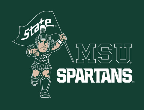 Michigan State MSU Spartan Green Yardsy Sign