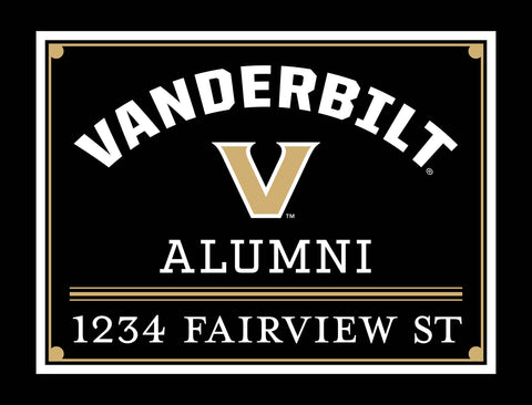 Alumni Vanderbilt Custom Yardsy Sign