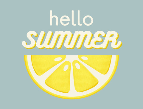 Hello Summer Lemon Yardsy Sign