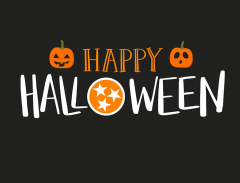 Happy Halloween Tennessee Volunteers Yardsy Sign