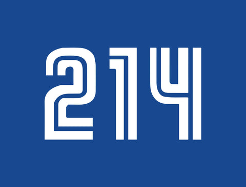 SMU 214 Blue Yardsy Sign