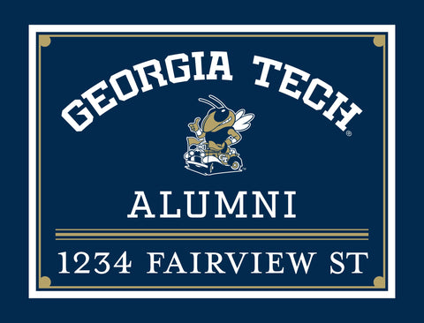 Alumni Georgia Tech Custom Yardsy Sign