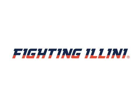 Illinois Fighting Illini White Yardsy Sign
