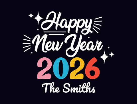Happy New Year 2026 Custom Yardsy Sign