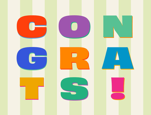 Congrats Yardsy Sign