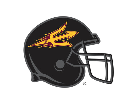 Arizona State Black Helmet White Yardsy Sign