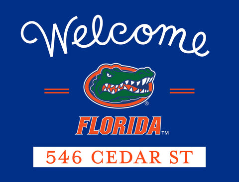 Welcome University Of Florida Custom Yardsy Sign