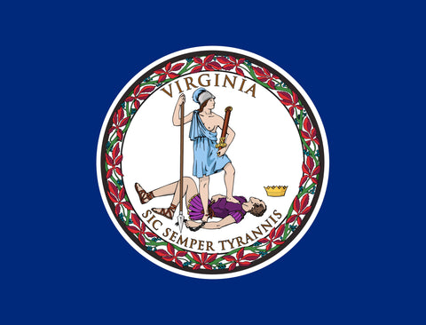 Virginia State Flag Yardsy Sign