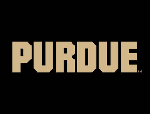 Purdue Black Yardsy Sign