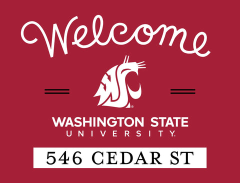 Welcome Washington State Custom Yardsy Sign