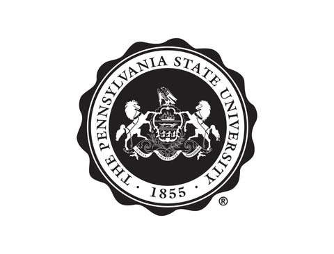 Penn State University Seal White Yardsy Sign
