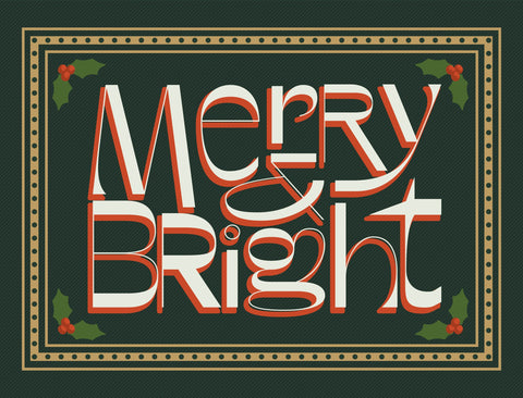 Merry & Bright Yardsy Sign