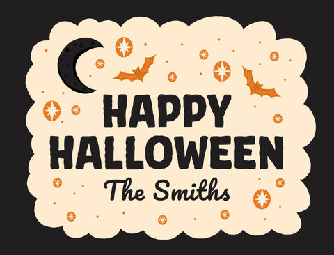 Happy Halloween Night Custom Yardsy Sign