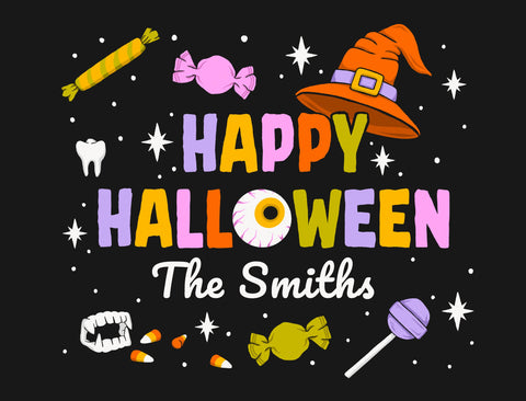 Happy Halloween Candy Custom Yardsy Sign