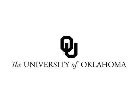 Oklahoma Black Institutional Mark White Yardsy Sign