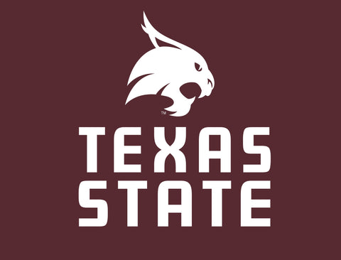 Texas State Mascot Maroon Yardsy Sign