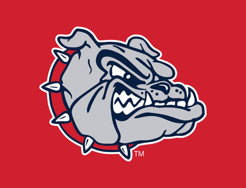 Gonzaga Bulldog Mascot Red Yardsy Sign
