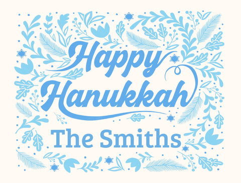 Happy Hanukkah Custom Yardsy Sign