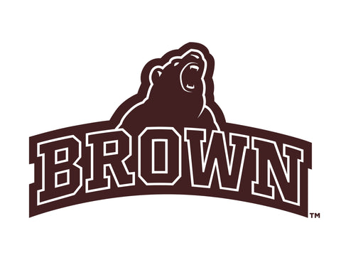 Brown University Mascot White Yardsy Sign