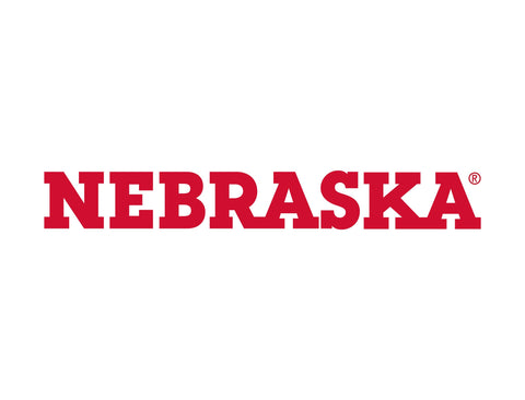 Nebraska Secondary Mark White Yardsy Sign