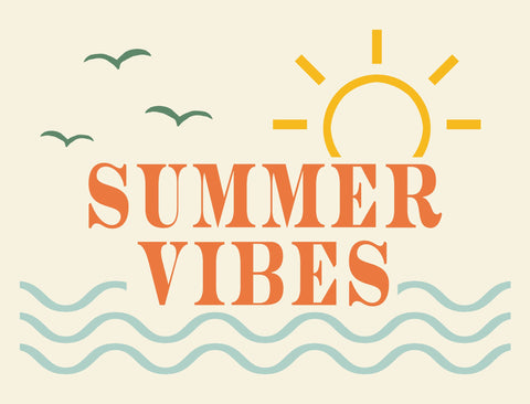 Summer Vibes Yardsy Sign