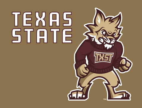 Texas State Boko Gold Yardsy Sign