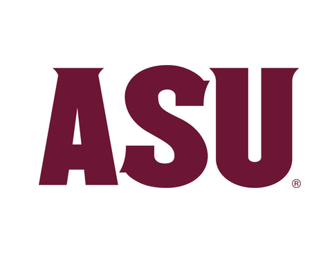 Arizona State ASU White Yardsy Sign