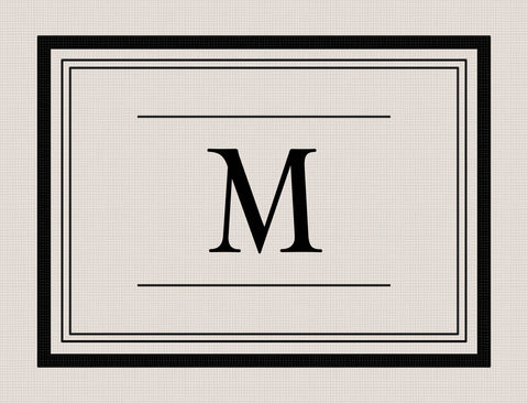 Traditional Custom Monogram Yardsy Sign