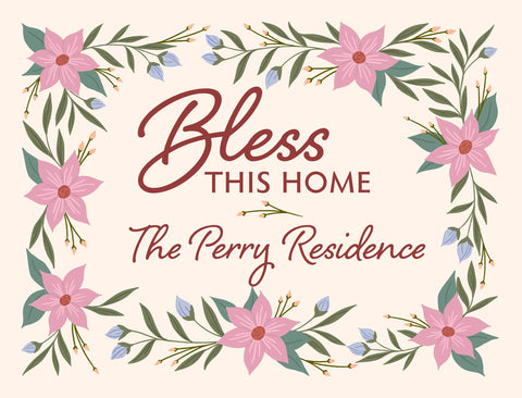 Bless This Home Custom Yardsy Sign