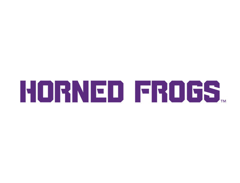 TCU Horned Frogs Wordmark White Yardsy Sign