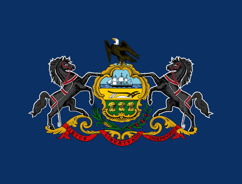 Pennsylvania State Flag Yardsy Sign