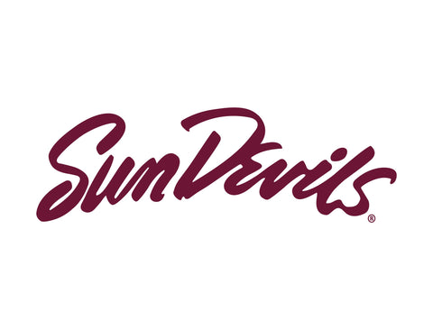 Arizona State Sun Devils Script White Yardsy Sign