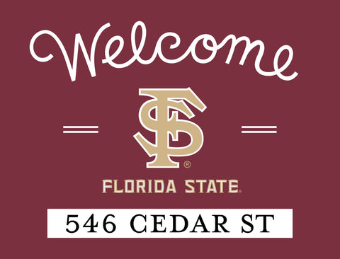 Welcome Florida State Custom Yardsy Sign