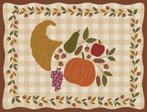 Fall Cornucopia Autumn Yardsy Sign