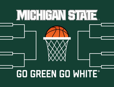 Michigan State Basketball Yardsy Sign