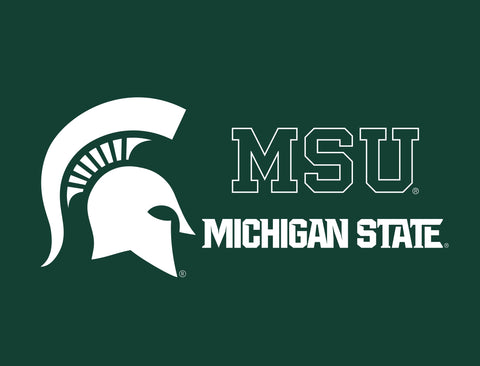 Michigan State MSU Spartan Green Yardsy Sign
