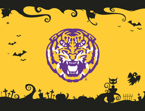 Tiger Halloween LSU Yardsy Sign